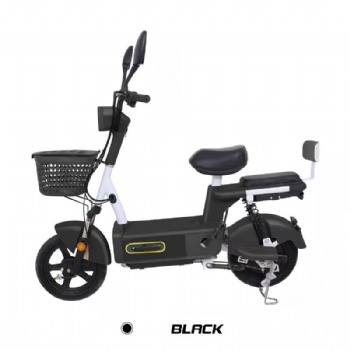 High Capacity Front Basket Food Delivery Electric Motorcycle Eco Friendly Two Passengers Urban Moped Bike Hub Motor Scooter